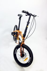 Xe đạp gấp khung nhôm cao cấp Empire E7 Pro Gold 