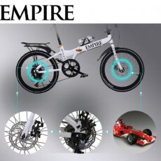 Xe đạp gấp Empire - Model E1000- Màu Trắng