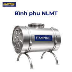 Bình phụ máy nước nóng năng lượng mặt trời Empire góc nghiêng chi tiết đầu ren kết nối