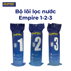 Bộ lõi lọc nước Empire 1 2 3 chính hãng loại bỏ tạp chất clo kim loại nặng bảo vệ màng RO